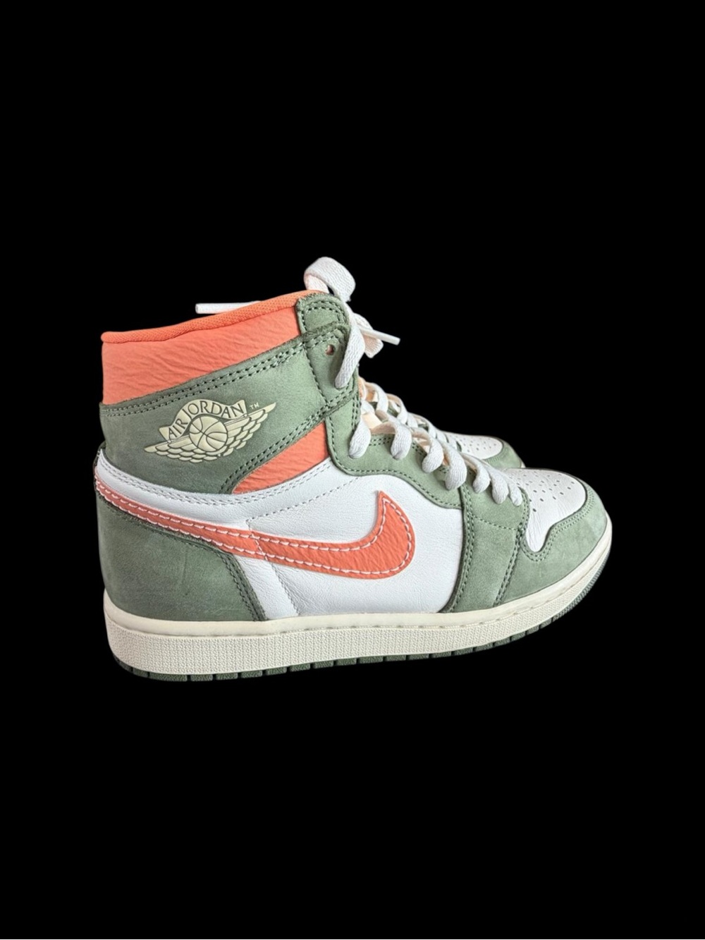 Air Jordan 1 Retro High OG Craft Celadon Green Orange Men’s Size 10